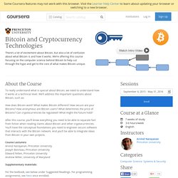 Bitcoin and Cryptocurrency Technologies - Princeton University