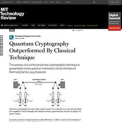 Quantum Cryptography Outperformed By Classical Technique