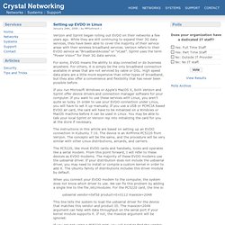 Crystal Networking » Blog Archive » Setting up EVDO in Linux