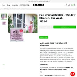 Select And Buy Full Crystal Window Cleaner