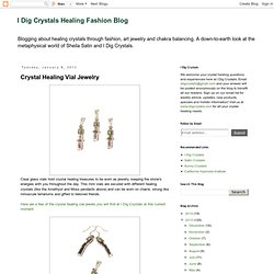 Crystal Healing Vial Jewelry