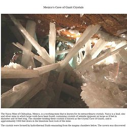 Cave of the Giant Crystals, Mexico