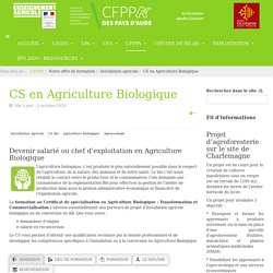 CS en Agriculture Biologique