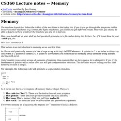 CS360 Lecture notes