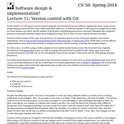 CS50 Spring 2014 - Lecture 11