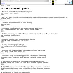 CSCW Chasm paper