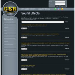 CSR Sound Effects