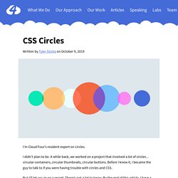 CSS Circles