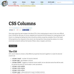 CSS Columns