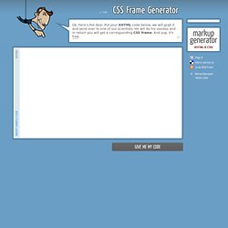 CSS Frame Generator