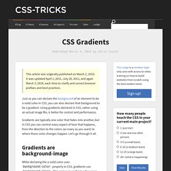 Speed Up with CSS3 Gradients