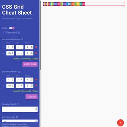 CSS Grid Cheat Sheet