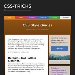 CSS Style Guides