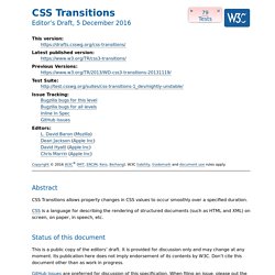CSS Transitions