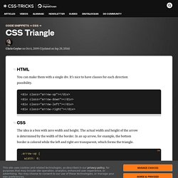 CSS Triangle