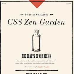 CSS Zen Garden: The Beauty of CSS Design