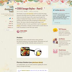 CSS3 Image Styles – Part 2