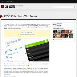 CSSG Collections: Web Forms