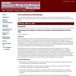 CSUN 2015 View Pre-Conference Workshops