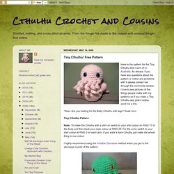 Tiny Cthulhu Free Crochet Pattern