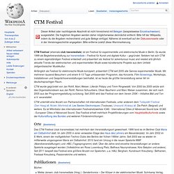 CTM Festival