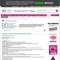 Commission d'enrichissement de la langue française : vocabulaire de la biologie