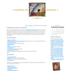 Podcasts de ciencia en español