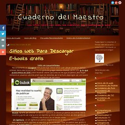 Sitios web para descargar e-books gratis