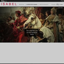 Cuadro de la Rendición de Granada en la serie Isabel