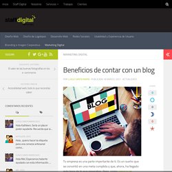 □ ¿Cuáles son los beneficios de contar con un blog? □