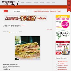 Cuban Po-Boys - Louisiana Cookin