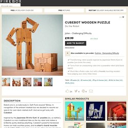 Cubebot Wooden Puzzle