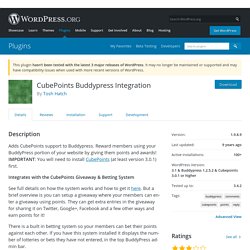 CubePoints Buddypress Integration
