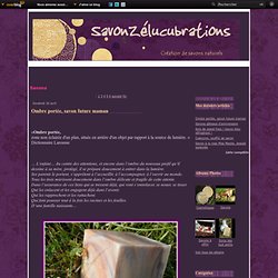 Savons - Ombre portée, savon… - Savons gâteaux… - Avis de grand frais… - Cubiccino, soufflé… - Savon à la rose… - SavonZélucubrations