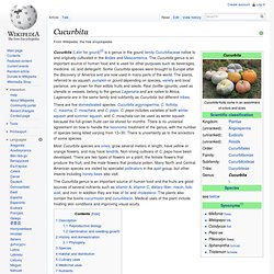 Wiki: (Squash) Cucurbita