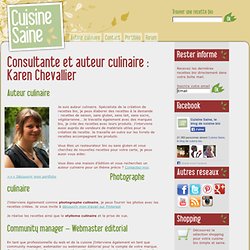 le blog cuisine bio de Karen Chevallier