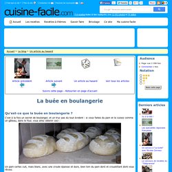 Le blog de cuisine-facile.com : La buée en boulangerie