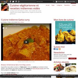 Cuisine indienne Gatta curry