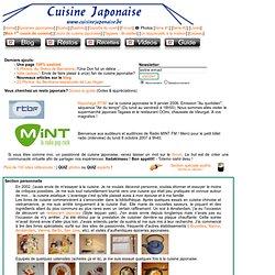 // La Cuisine Japonaise - Portail, recettes, photos et forum \\
