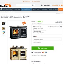 Cuisiniere Bois 15,3kW America La Nordica - topchaleur.com