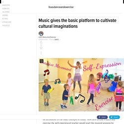 Music gives the basic platform to cultivate cultural imaginations