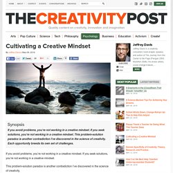 Cultivating a Creative Mindset