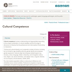 Cultural Competence