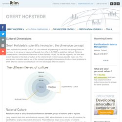 Cultural Dimensions - Geert Hofstede