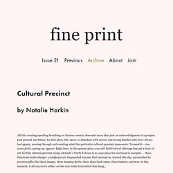 Cultural Precinct by Natalie Harkin — fine print