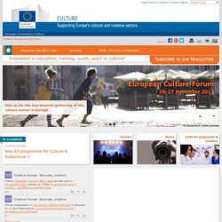 ec-European Commission - Culture
