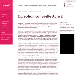 Culture Acte 2