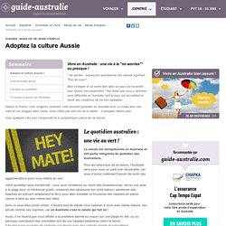 La culture australienne au quotidien