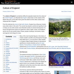 Culture of England - New World Encyclopedia