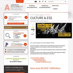 Culture & ESS - L'A. Agence culturelle du Poitou-Charentes